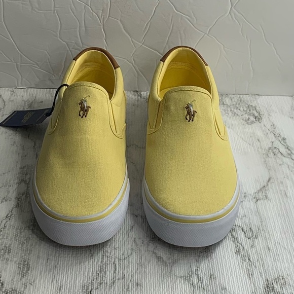 Polo Ralph Lauren Thompson Yellow Casual Slip on - Picture 7 of 11